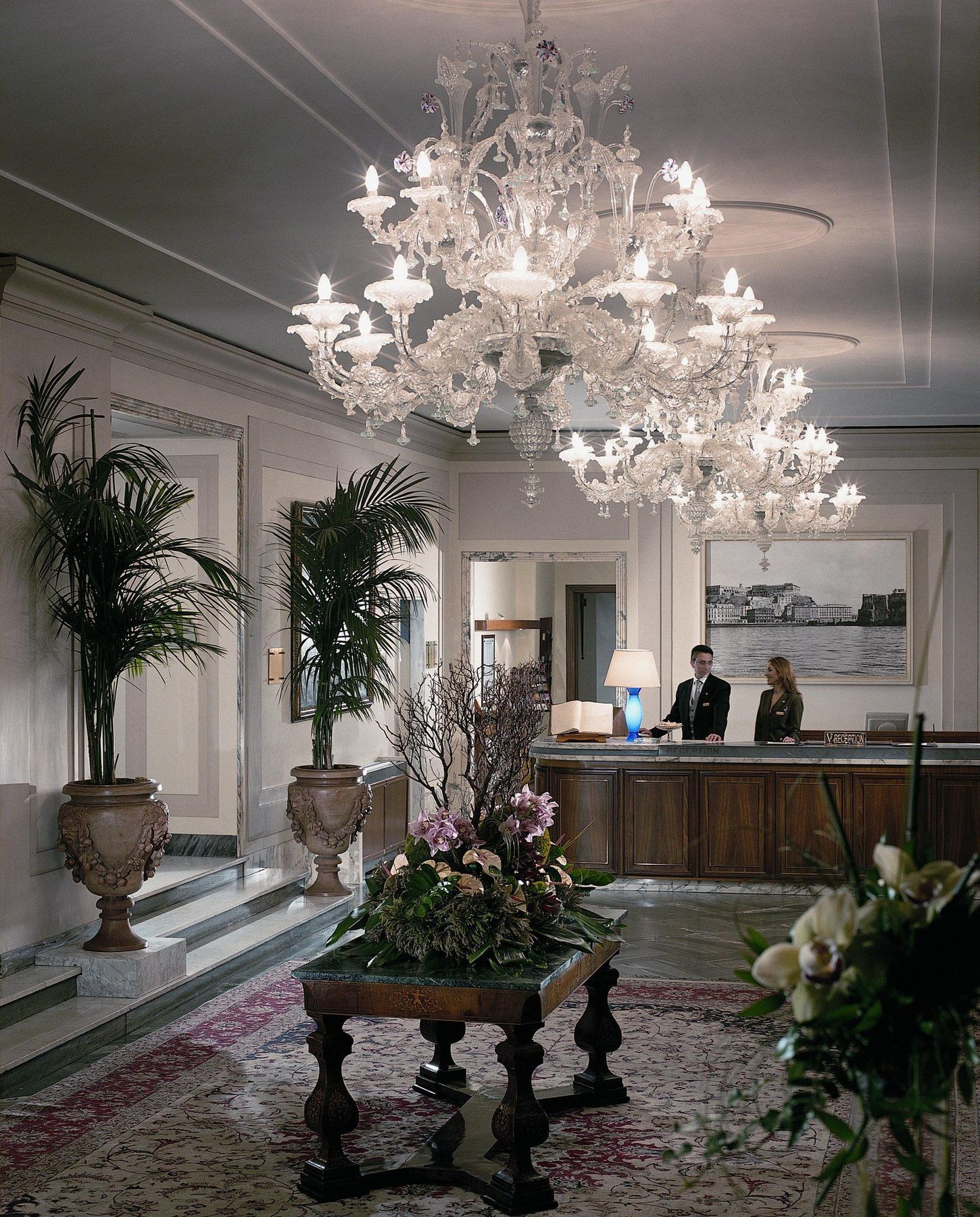 Grand Hotel Vesuvio Nápoles Interior foto