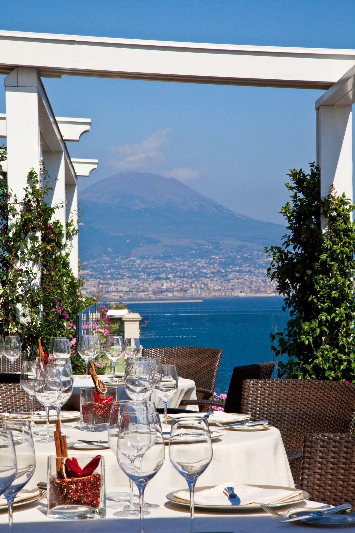 Grand Hotel Vesuvio Nápoles Restaurante foto
